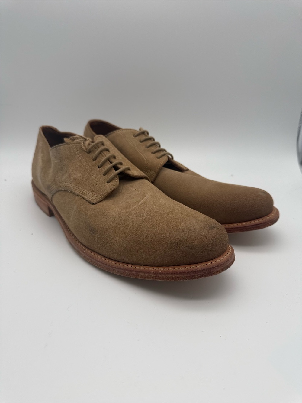 BRAND NEW Walk-Over Vintage Collection Suede Plain Toe Derby Men's Size 11 M